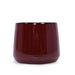 4 Pieces Ceramic Planter Pot, Modern Indoor Outdoor Flowerpot for Patio, Garden, or Windowsills - Bean Paste Red - DTY Store