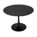 Dining Table Set for 4, 47 Inch Tulip Table with 4 Chairs for Dining Room ,Coffee Shop ,Small Spaces(Black Dining Table and Black Dining Chair ) - DTYStore