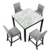 Grey chair This dining chair is a sub-link of the SKU W1781S00016 Four chairs to a box - DTYStore