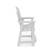 Dark Gray Adirondack Style Counter Chair – Stylish HDPE Poly Lumber for Dining, Patio, and Garden Comfort - DTYStore