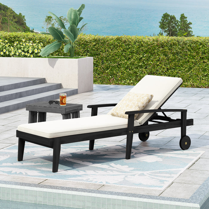 JASON CHAISE LOUNGE, Black - DTYStore