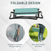 Outsunny Padded Garden Kneeler and Seat Bench, Padded Foldable Garden Stool, Green - DTYStore