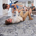 DTY Signature Collection 6X9 Grey/Blue /Traditional Non-Shedding Living Room Bedroom Dining Home Office Stylish and Stain Resistant Area Rug - DTYStore