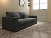 83" Modern Sofa Couches for Living Room, 3 Seater Sofa with Detachable Cover & double cushioning, Haze