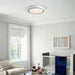 LED Flush Mount Ceiling Light Fixture, 19.69in 36W,3600LM, 5 CCT Colors 2700K 3000K 3500K 4000K 5000K, Dimmable Modern Flush Mount Light Fixture for Bedroom Bathroom Hallway - DTYStore