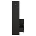 Multi-functional Hall Tree with Storage Shelves Drawers and Cabinet, Elegant Hallway Shoe Cabinet with Bench, Modern Coat Rack with Hooks for Hallway Entryways, Black - DTYStore