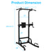 Power Tower Pull Up Bar Workout Dip station for Strength Training, Suitable for Home Gym Fitness - DTYStore