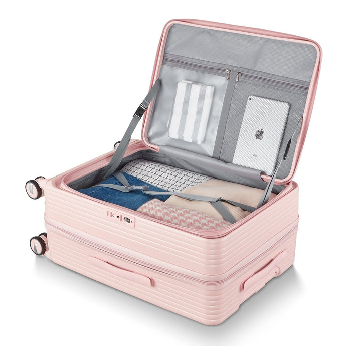 Luggage Sets 3 Piece(20/24/28), Expandable Carry On Luggage with TSA Lock Airline Approved, 100% PC Hard Shell and Lightweight Suitcase with Front Pocket and Spinner Wheels - DTYStore