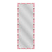 Hollywood Full Length Mirror with Lights Full Body Vanity Mirror with 3 Color Modes Wall Lighted Standing Floor Mirror for Dressing Room Bedroom Hotel Touch Control Pink 62.6"x23.3" - DTYStore