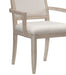 Modern Contemporary Armchairs Set of 2, Upholstered Seat and Back Gray Finish Wooden Furniture - DTYStore