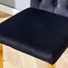 4 piece dining chairs.The gold metal legs complement the black velvet, showcasing a perfect blend of modern and classic elements.Suitable for various occasions such as kitchens,conference rooms, etc. - DTYStore