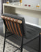 Lahni 17.75' Dark Gray Boucle Fabric Counter Height Chair - DTYStore