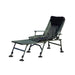 Camping Lounge Chair with Detachable Footrest, Portable Folding Reclining Camping Chair with Adjustable backrest for Indoor and Outdoor Camping Beach Hiking Fishing, Green+black - DTYStore