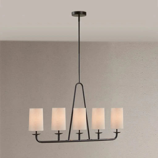 5-Light Linear Chandelier Default -DTYStore