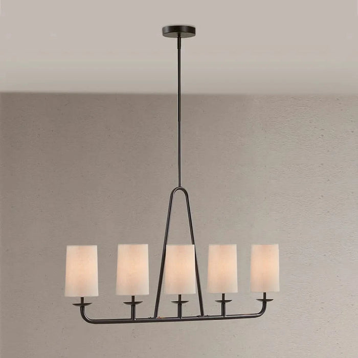 5-Light Linear Chandelier Default -DTYStore