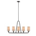 5-Light Linear Chandelier Default -DTYStore