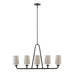 5-Light Linear Chandelier Default -DTYStore