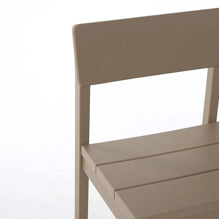 5-Piece HDPE Outdoor Dining Set for 4 – Weather-Resistant Patio Table and Chairs with Umbrella Hole, Antique Dark Oak Furniture for Backyard, Garden, Lawn, or Poolside Default -DTYStore