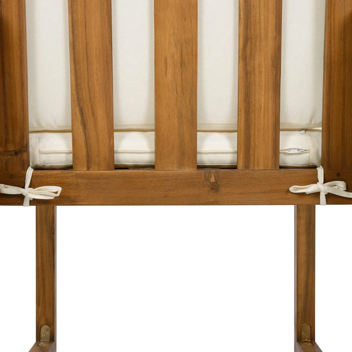 5-Piece Outdoor Patio Dining Set Acacia Wood with Four Armchairs and Table, Beige Default -DTYStore