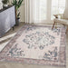 Vintage Bohemian Living Room Area Rug 5x7, Non-Slip Machine Washable Rug, Traditional Persian Area Rug, Non-Shedding Floor Carpet for Bedroom Dining Room Kitchen Entrance - DTYStore