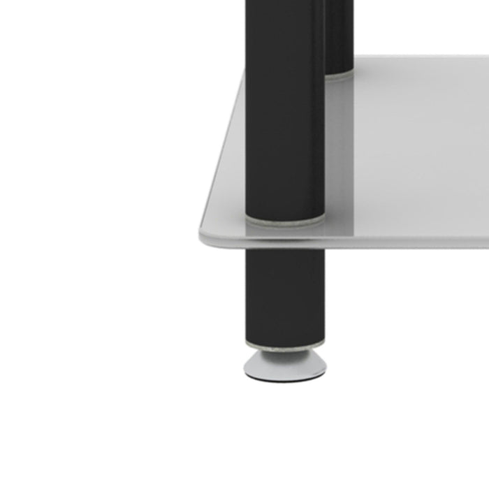 Modern 2-Tier Side Table with Storage Shelf, Sofa Table, and Night Stand