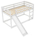 Twin over Twin Bunk Bed with Convertible Slide and Ladder