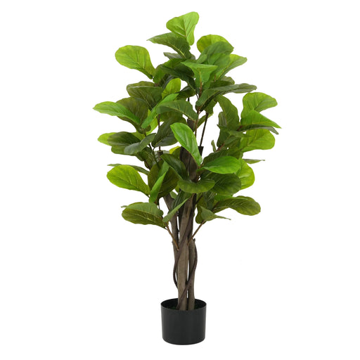 51' Artificial Fiddle Leaf Fig Tree With Pot Default -DTYStore