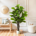 51' Artificial Fiddle Leaf Fig Tree With Pot Default -DTYStore