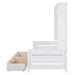 Twin Size Wooden Daybed With 2 Drawers, and All-in-One Cabinet and Shelf, White - DTYStore