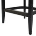Americana Mid-Century Modern 26' Cane Back Counter Stool, Jet Black Woven - DTYStore