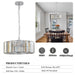 Modern Crystal Chandelier for Living-Room Round Cristal Lamp Luxury Home Decor Light Fixture - DTYStore