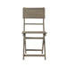 Outdoor Acacia Wood Folding Dining Chair (Set of 2),Grey - DTYStore