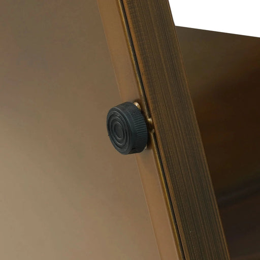 53' Round Marble Dining Table with Bronze Iron Metal Base, Artificial Marble for 6 People, 23.62'White Artificial Stone Turntable,Black&White (Dining Table Only) Default -DTYStore