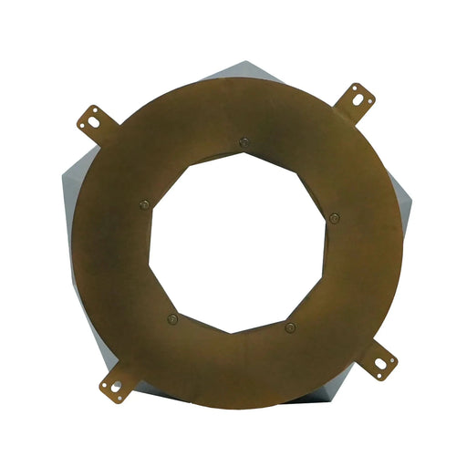 53' Round Marble Dining Table with Metal Base, Artificial Marble for 6 People, 23.62'White Artificial Stone Turntable,Black&White (Dining Table Only) Default -DTYStore