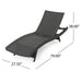SALEM PE WICKER CHAISE LOUNGE - DTYStore