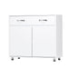 Two Door Side Table-White - DTYStore