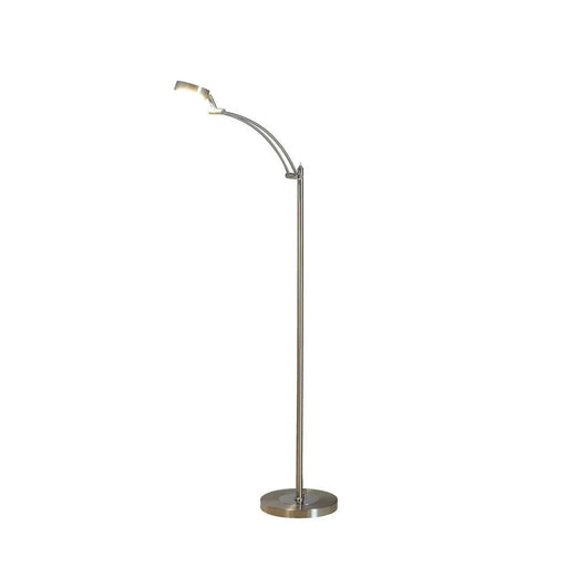 54-Inch-Long Tinsley Silver Integrated LED Task Floor Lamp Default -DTYStore