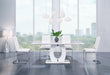 STELLE WHITE DINING CHAIR (KIT OF 2) - DTYStore