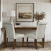 Upholstered Dining Chair with Nailhead Trim Set of 2 - DTYStore