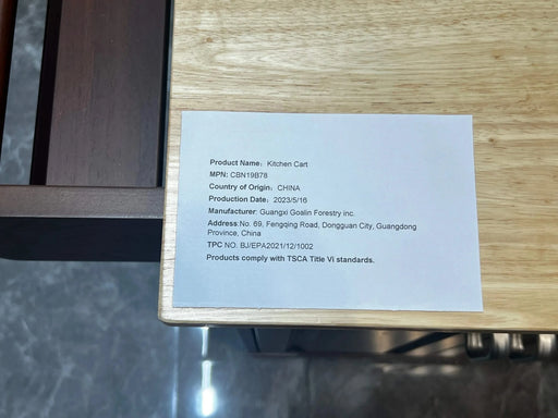 54'' Portable Kitchen Island Cart on Wheels Wood Storage Cabinet with 2 Drawers, Spice Rack & Towel Rack, Walnut 53.78''W x 18.11''D x 35.47''H. Default -DTYStore