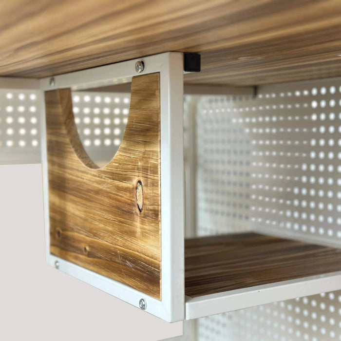 55.12 'Spacious Cat House with Tempered Glass, for Living Room, Hallway, Study and Other Spaces (White) Default -DTYStore