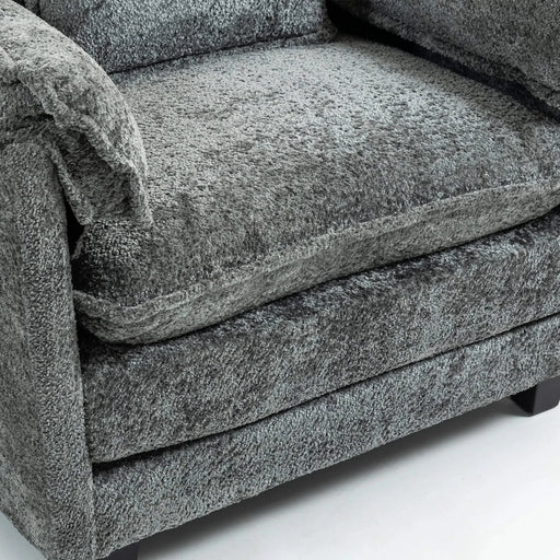 55.32*39.76' Oversized Sofa Indoor,Portable ottoman,Boucle Single Sofa Bed with Wider seat,Double deep cushion,Strong wrapping of thick armrests for Living Room,Bedroom.3 Colors. Default -DTYStore