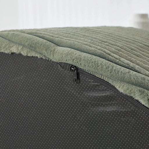 55''L Corduroy Sponge single sofa,No Assembly Required,Fluffy Modern Sleeper Chair for Living room, Bedroom, Lounge and Projection Room(Not a swivel chair.) Default -DTYStore