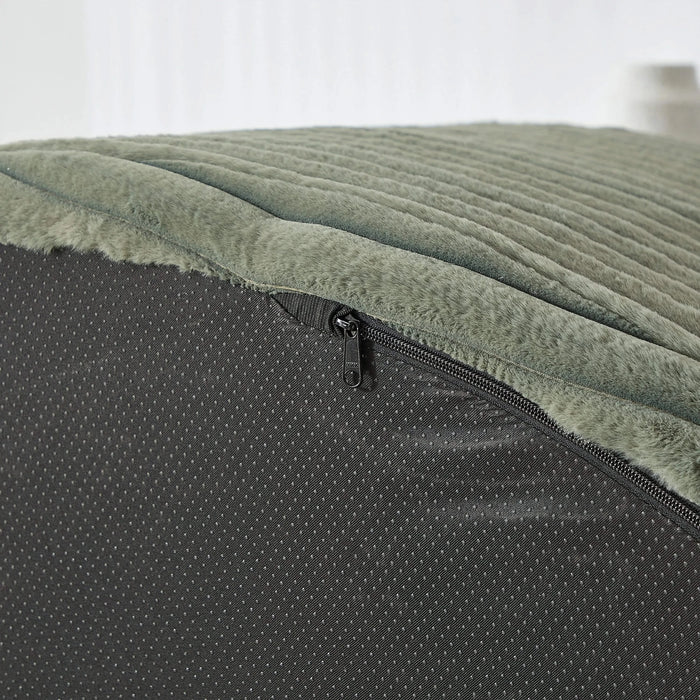 55''L Corduroy Sponge single sofa,No Assembly Required,Fluffy Modern Sleeper Chair for Living room, Bedroom, Lounge and Projection Room(Not a swivel chair.) Default -DTYStore