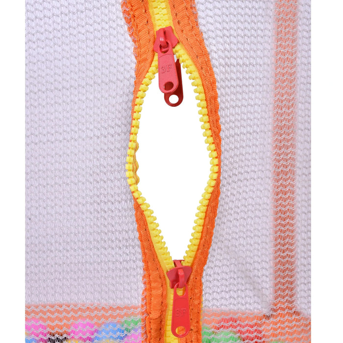 55'' Toddlers Trampoline with Safety Enclosure Net and Balls, Indoor Outdoor Mini Trampoline for Kids Default -DTYStore