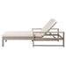 Outdoor Lounge Chairs, 5-Position Chaise Lounge Outdoor, Patio Chaise Lounge with Cushion & Adjustable Backrest, Pool Lounge Chairs for Backyard, Deck, and Lawn, Gray - DTYStore