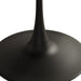 Dining Table Set for 4, 47 Inch Tulip Table with 4 Chairs for Dining Room ,Coffee Shop ,Small Spaces(Black Dining Table and Black Dining Chair ) - DTYStore