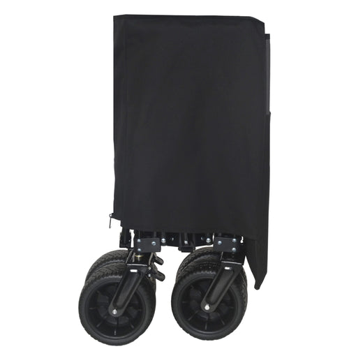 51-inch Extended Heavy-Duty Foldable Utility Wagon - 480lbs Capacity, Patented Ultra-Stable Frame, 1:6 Space-Saving Fold & 7' All-Terrain Wheels, No Assembly Needed, Black- Gray - Image 20