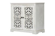 Antique Sideboard Storage Cabinet, Vintage Accent Cabinet, 2 carving Doors Buffet Server Console Cabinet for Kitchen Dining Room Living Room Hallway - DTYStore