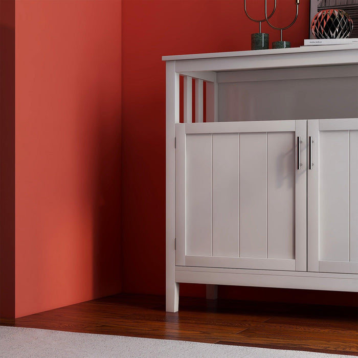 Kitchen Storage Sideboard and Buffet Server Cabinet-White - DTYStore